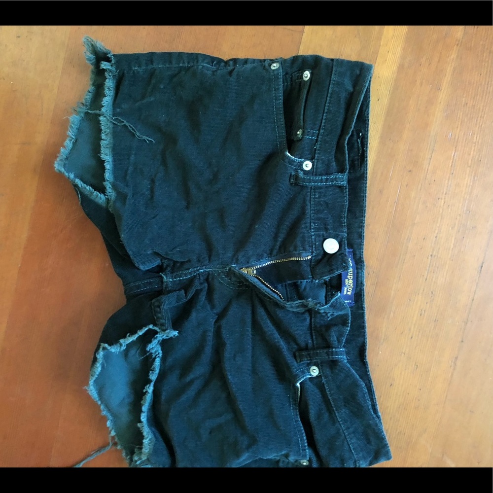 Levi’s dark green corduroy shorts